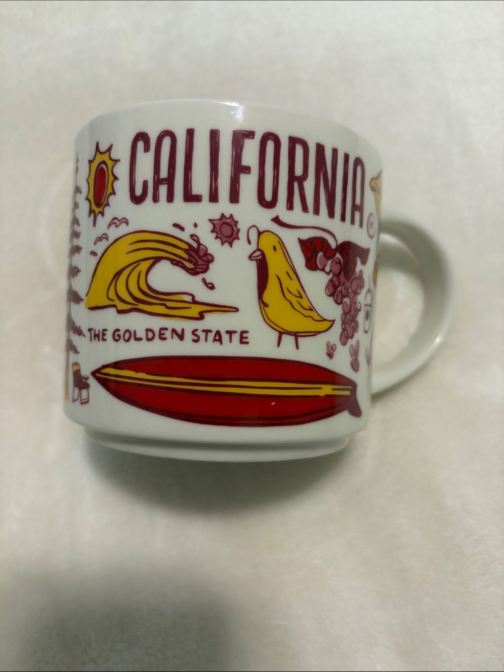 STARBUCKS California Themed Ceramic Coffee Mug - Been There series